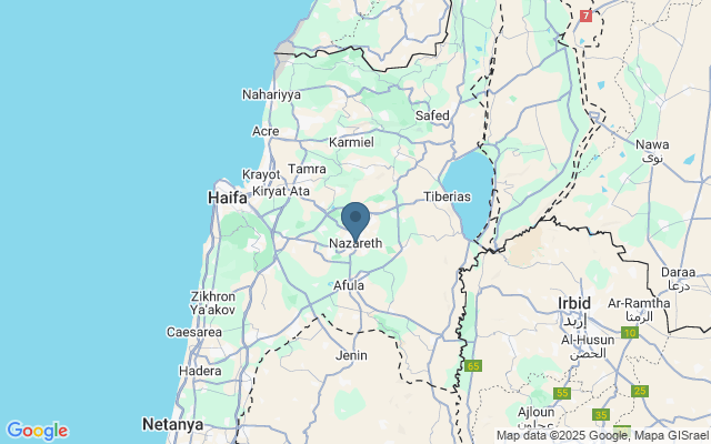 Kaart met locatie Kerk van St. Gabriel
